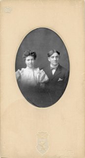 George C. Steinmann and Inez Kilgore wedding photo.